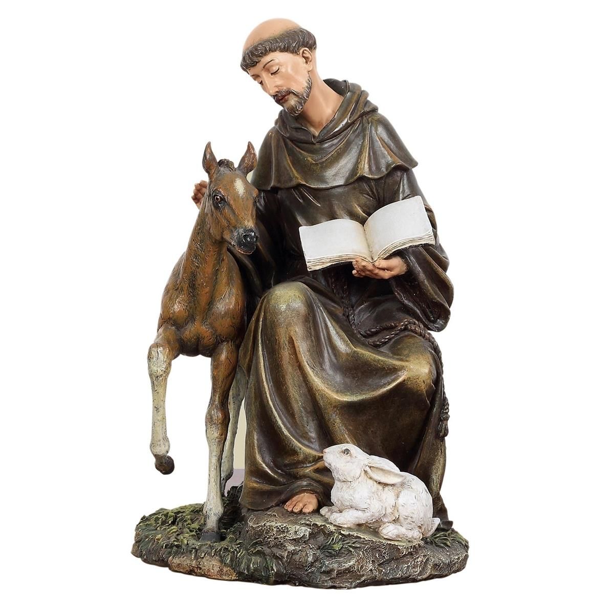 St Francis Seated With Horse