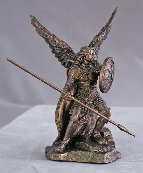 St Raphael Cold Cast Bronze 4"