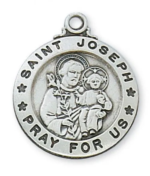 SS St Joseph Round 20" Ch/Bx