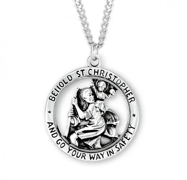 SS St Chris 1" Rnd Cutouts 24"