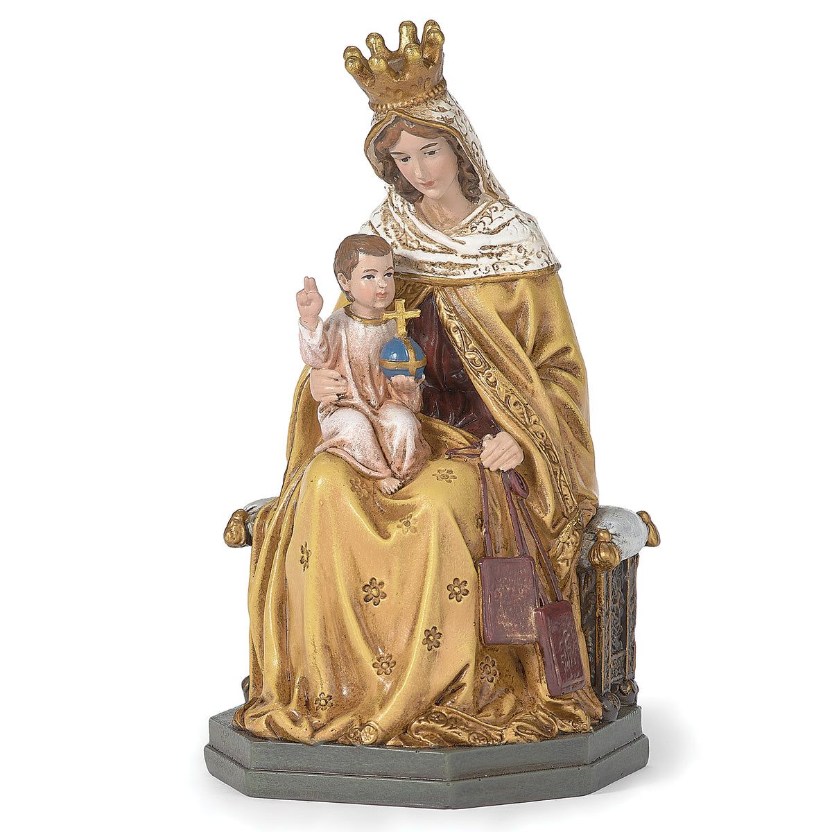 Our Lady of Mt Carmel Seated 8"