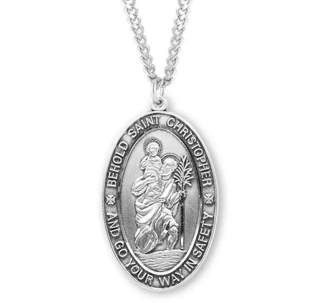 SS St Christopher Lrg Oval 24" 2