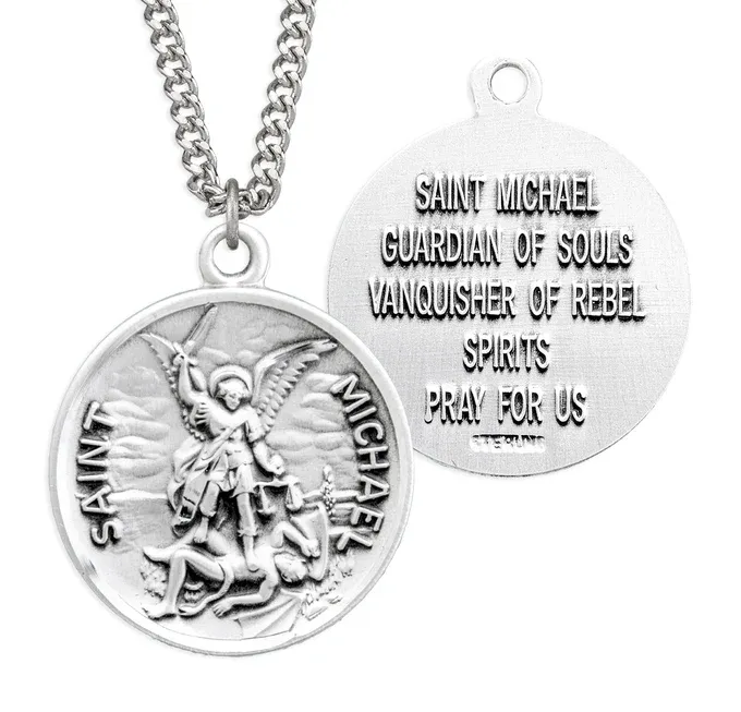 SS St Michael Prayer Back 24"