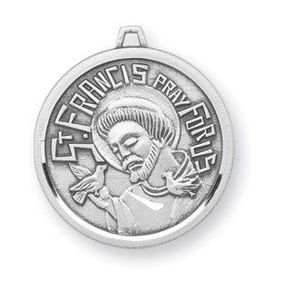 SS St Francis Round W/Lg Ltrs