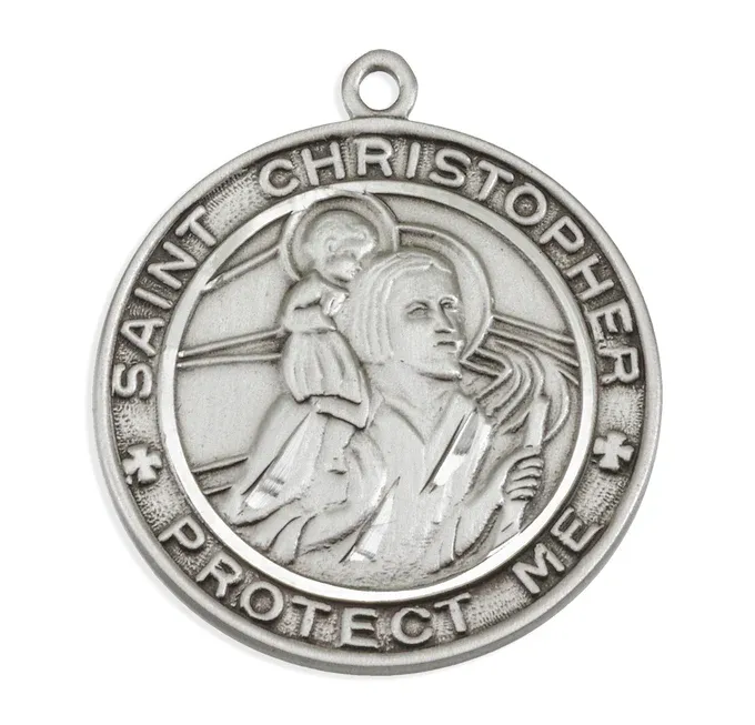 SS St Christopher Round 24"
