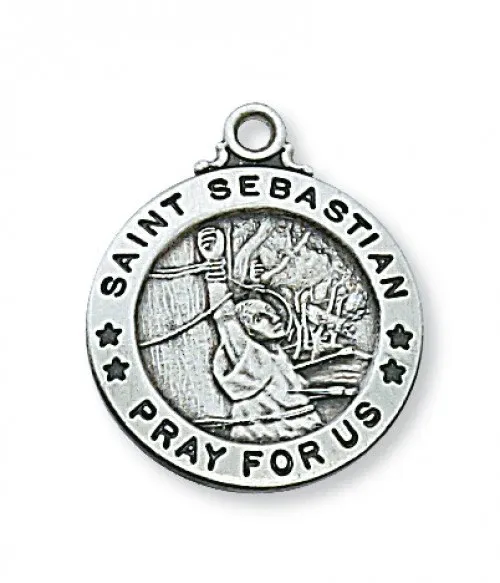 SS St Sebastian 20" Chain/Bx