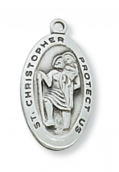 SS St Christopher 18" Ch/Bx