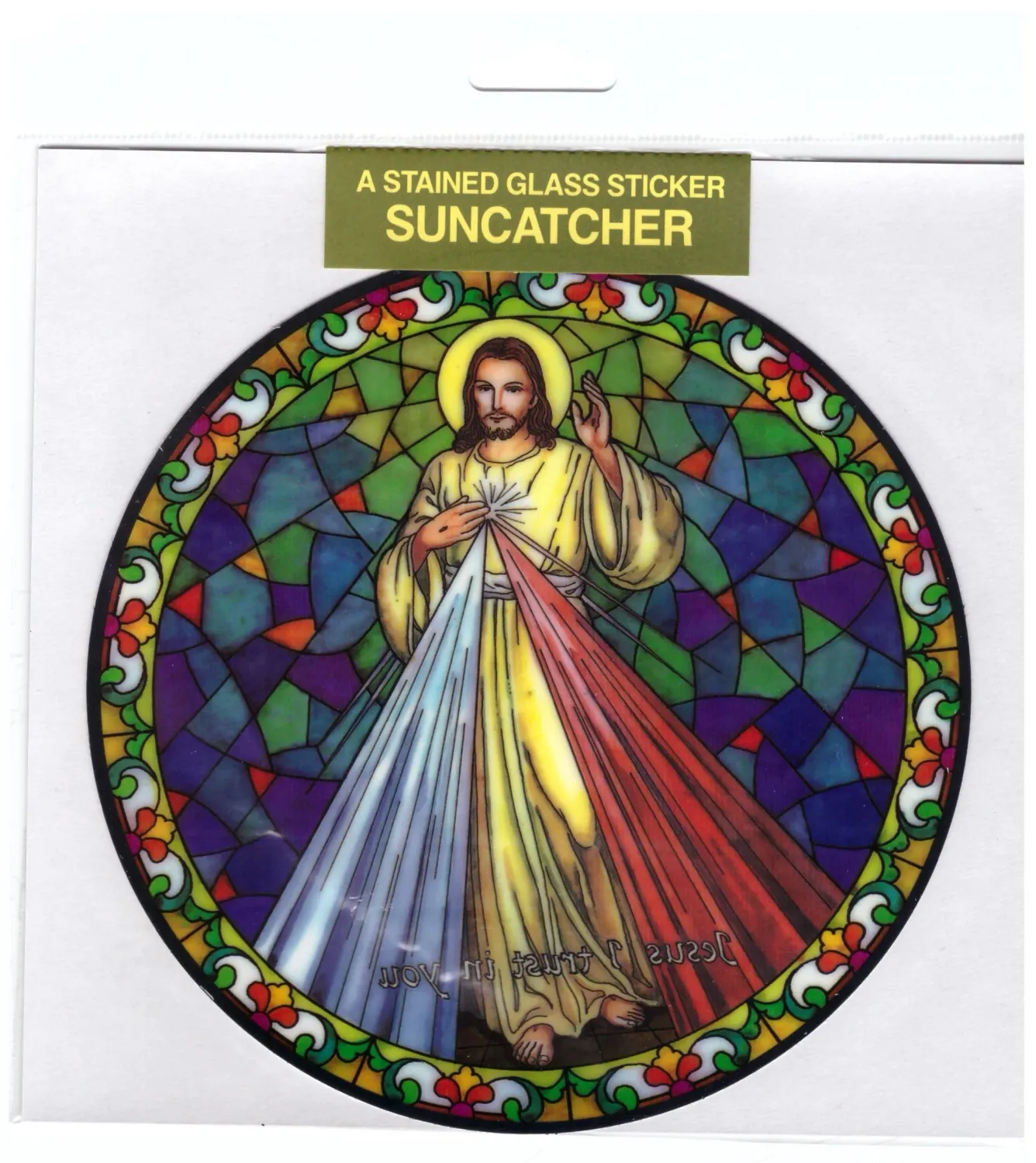 Divine Mercy Suncatcher