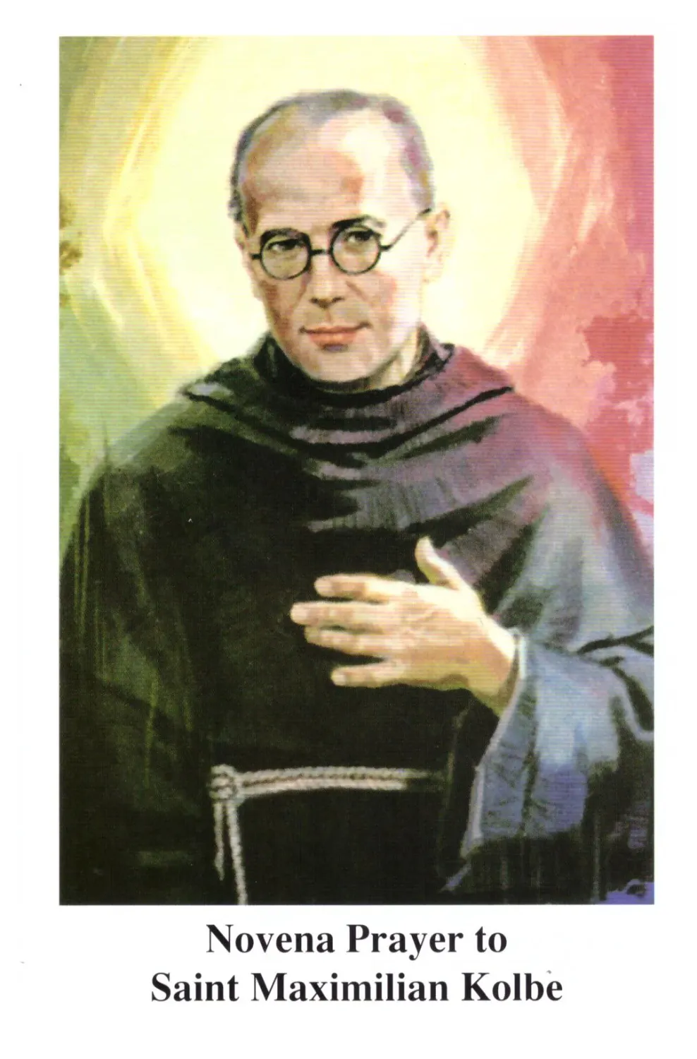 Novena Prayer To St Max