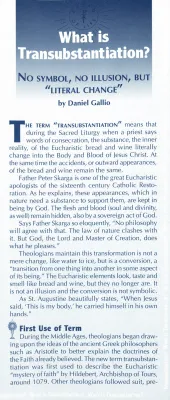 What Is Transubstantiation 2