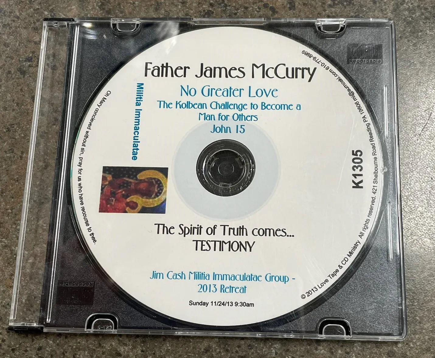 Fr Mc Curry's Dvd