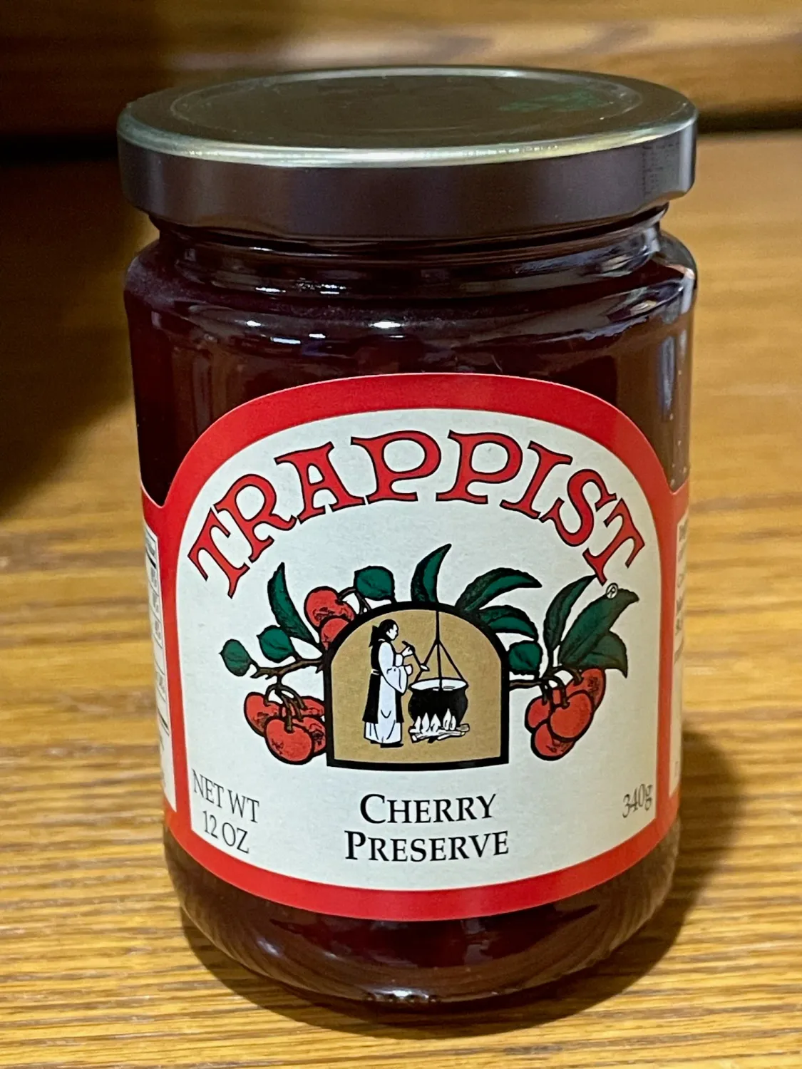Trappist Cherry Preserve/12Oz