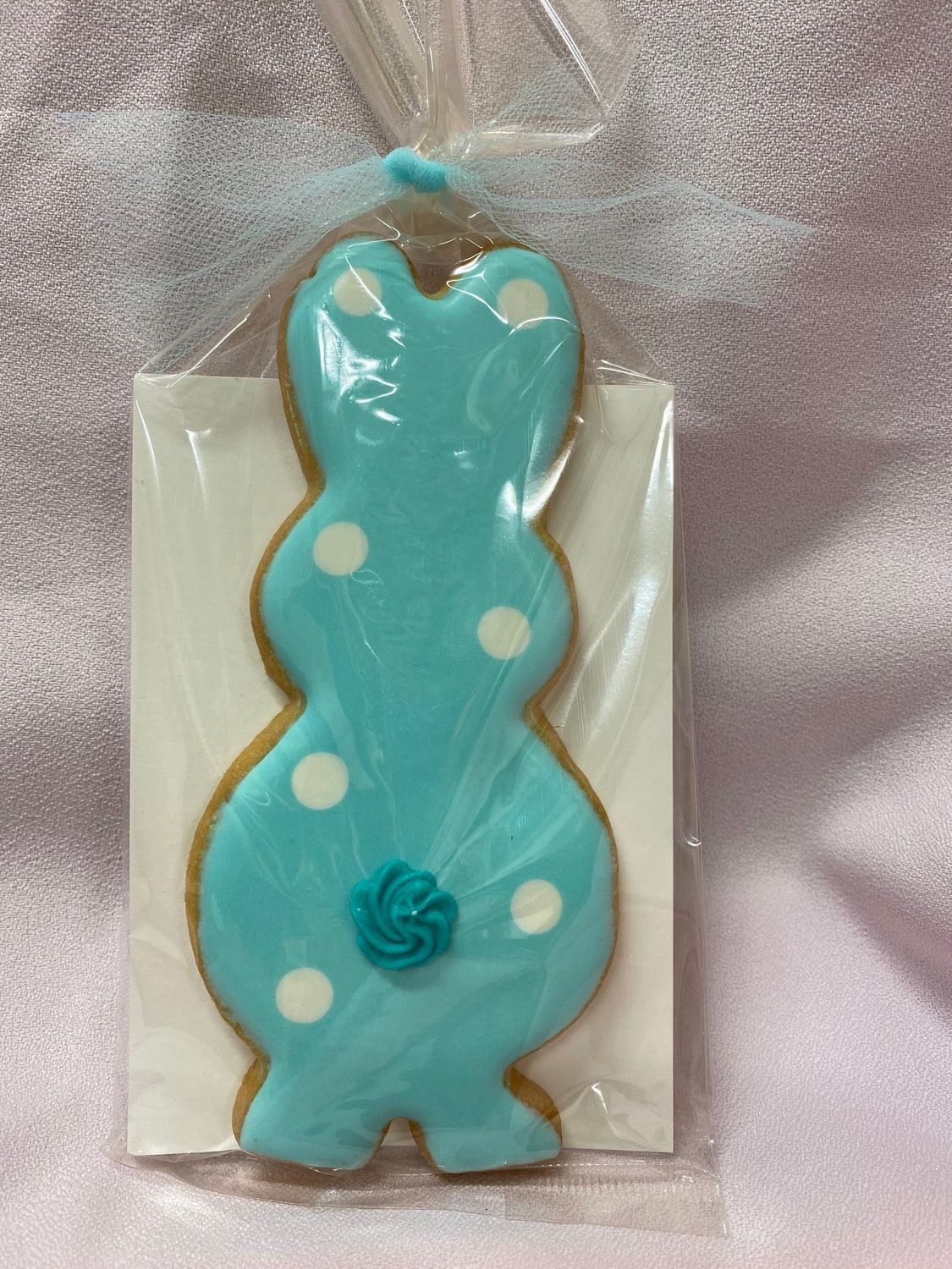 Blue Easter Bunny Cookie