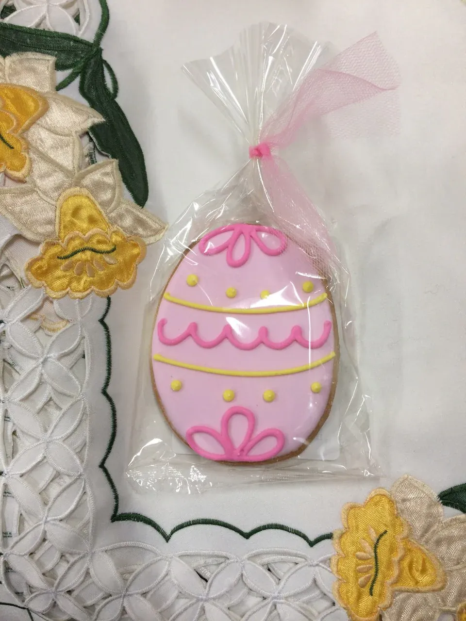 Pink Easter Egg Cookie