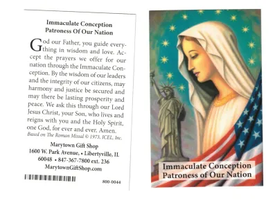 Lady of Liberty Prayer Card