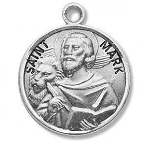 St Mark Round Medal 20" Chain
