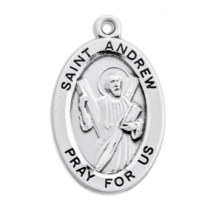 St Andrew Oval Medal 20" Chain