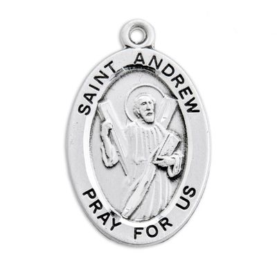 St Andrew Oval Medal 20" Chain