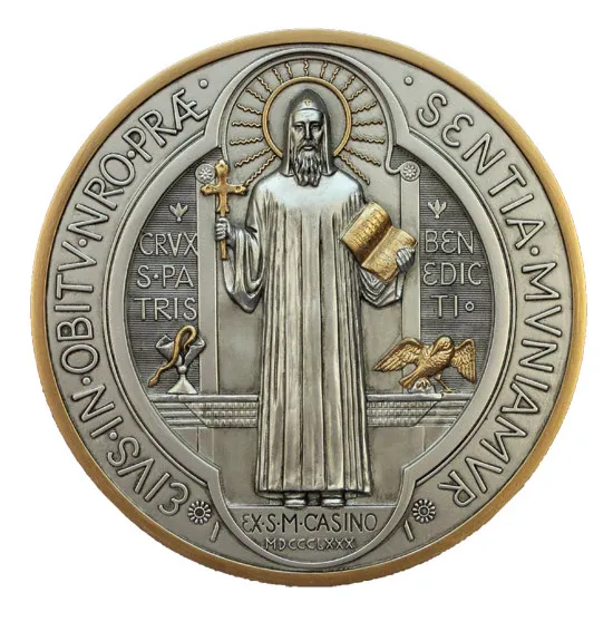 St Benedict Medal Plaque