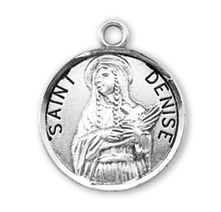 St Denise Round Medal 18" Chain