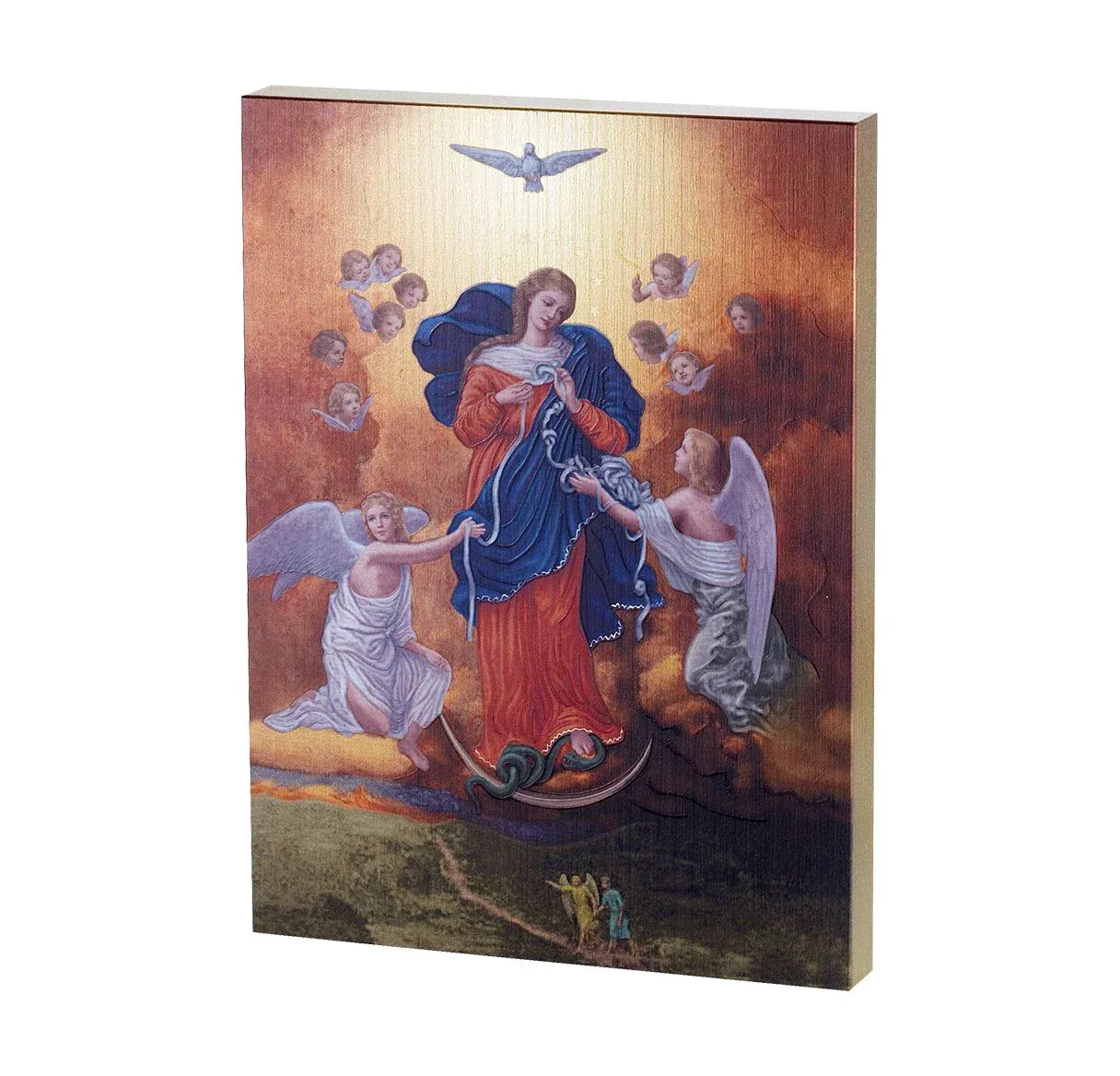 Our Lady Undoer of Knots Plq