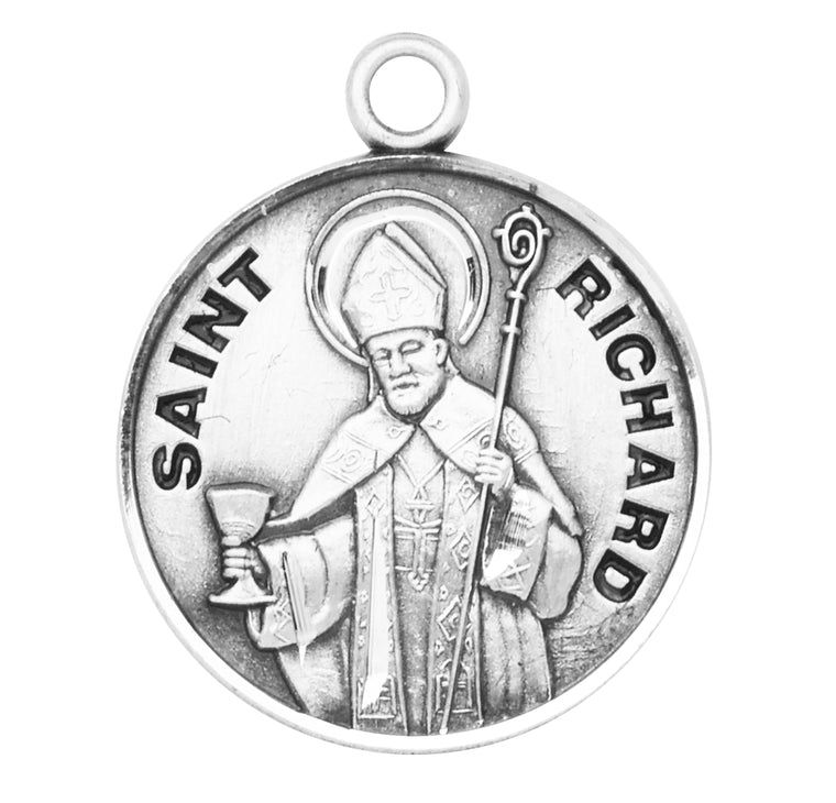 St Richard Round Medal 20" Chain