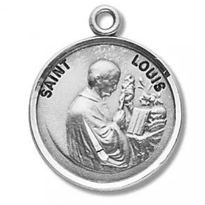 St Louis Round Medal 20" Chain