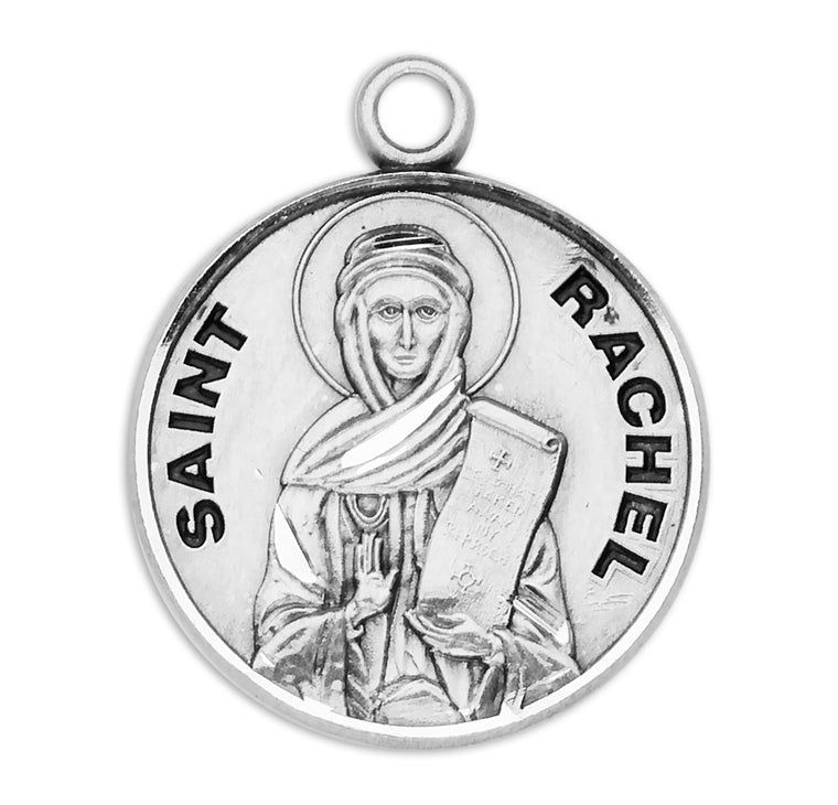 St Rachel Round Medal 18" Chain
