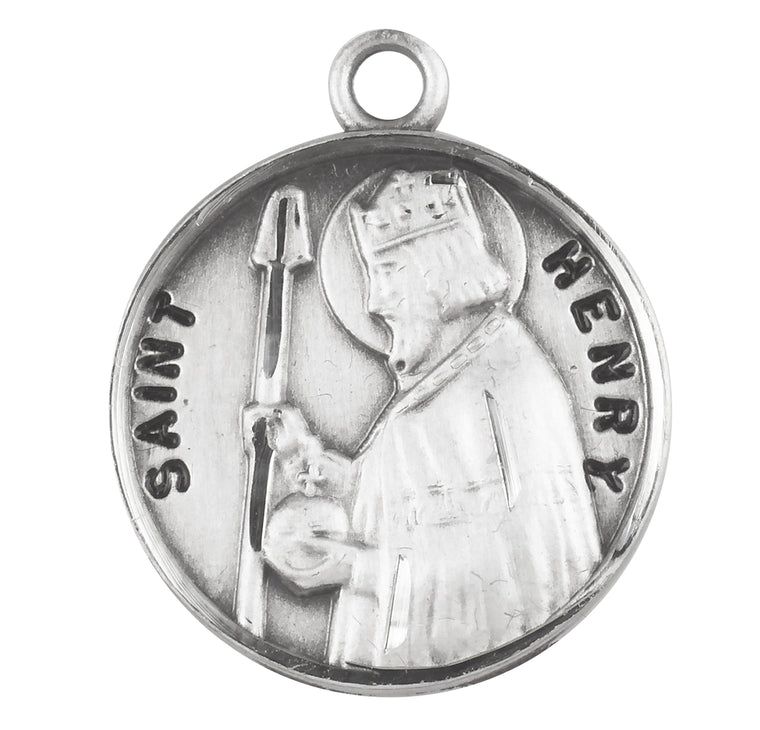 St Henry Round Medal 20" Chain