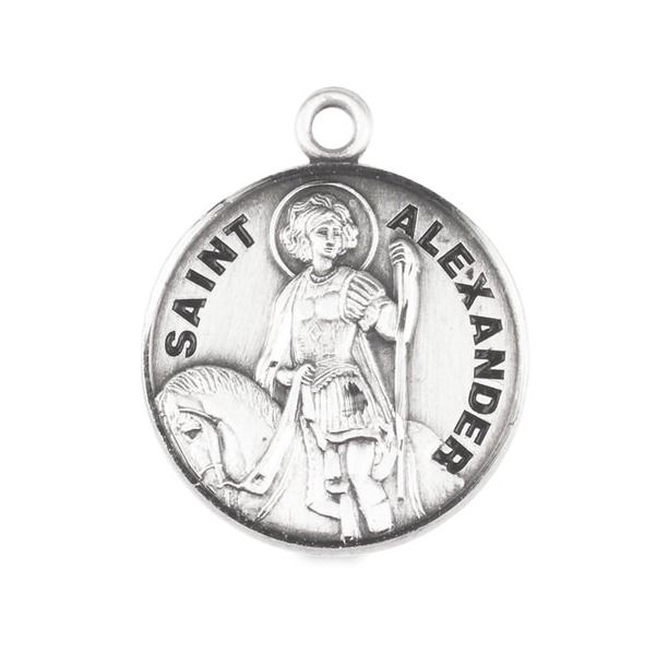 St Alexander Round Medal 20" Chain