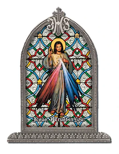 Divine Mercy Arched Frame