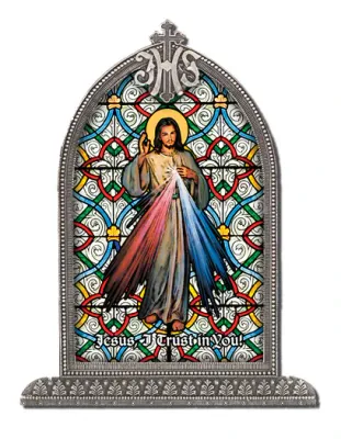 Divine Mercy Arched Frame