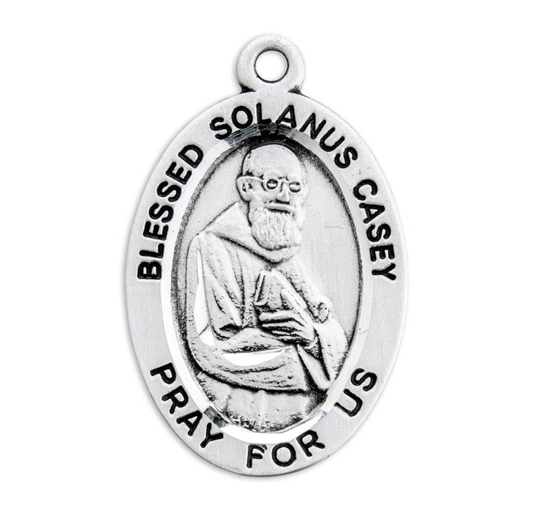 Bl Solanus Oval Medal 20" Chain