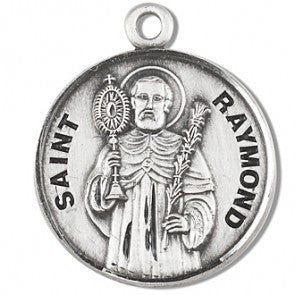 St Raymond Round Medal 20" Chain