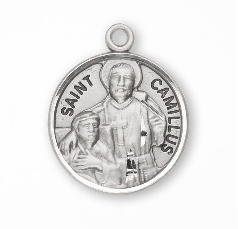 St Camillus Round Medal 20" Chain