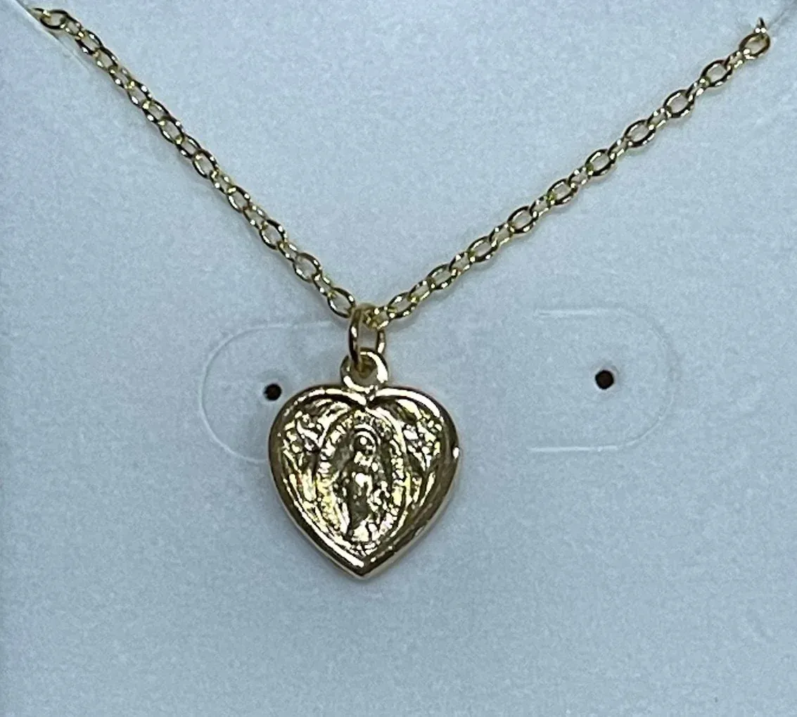 Small Miraculous Heart Medal