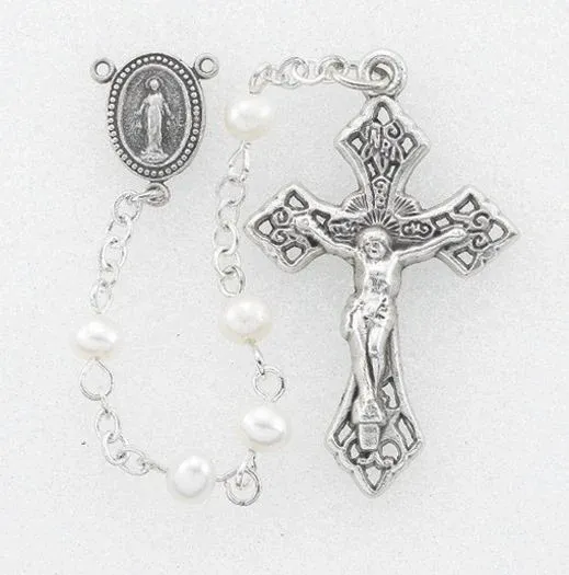 Fresh Water Pearl Rosary 4mm