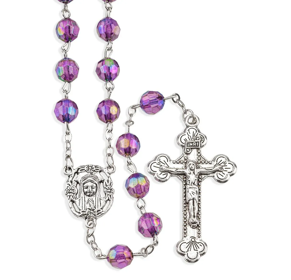 February Amethyst Birthstone Rosary