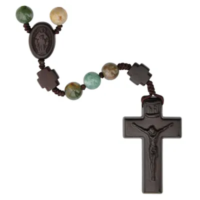 8mm Multi Onyx Jujube Rosary