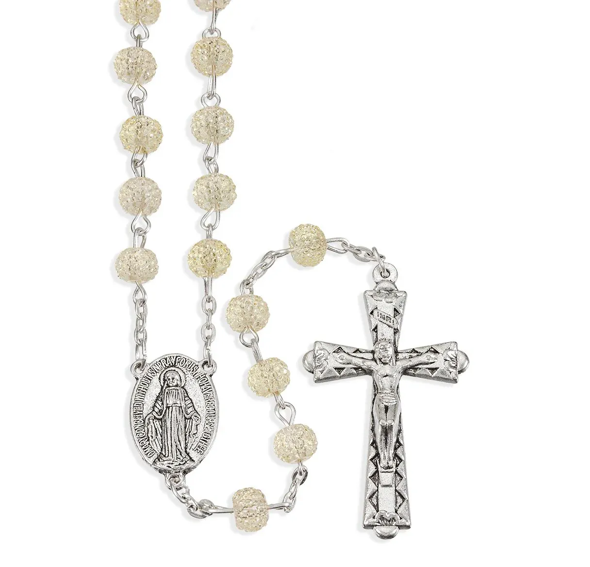 Crystal Rosary 6mm Round Bead