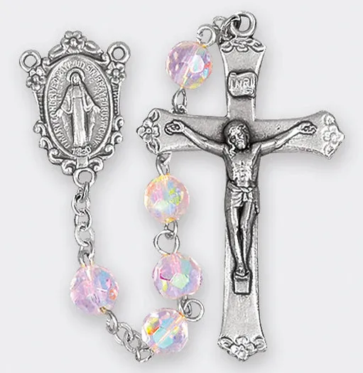 7mm Crystal Bead Rosary