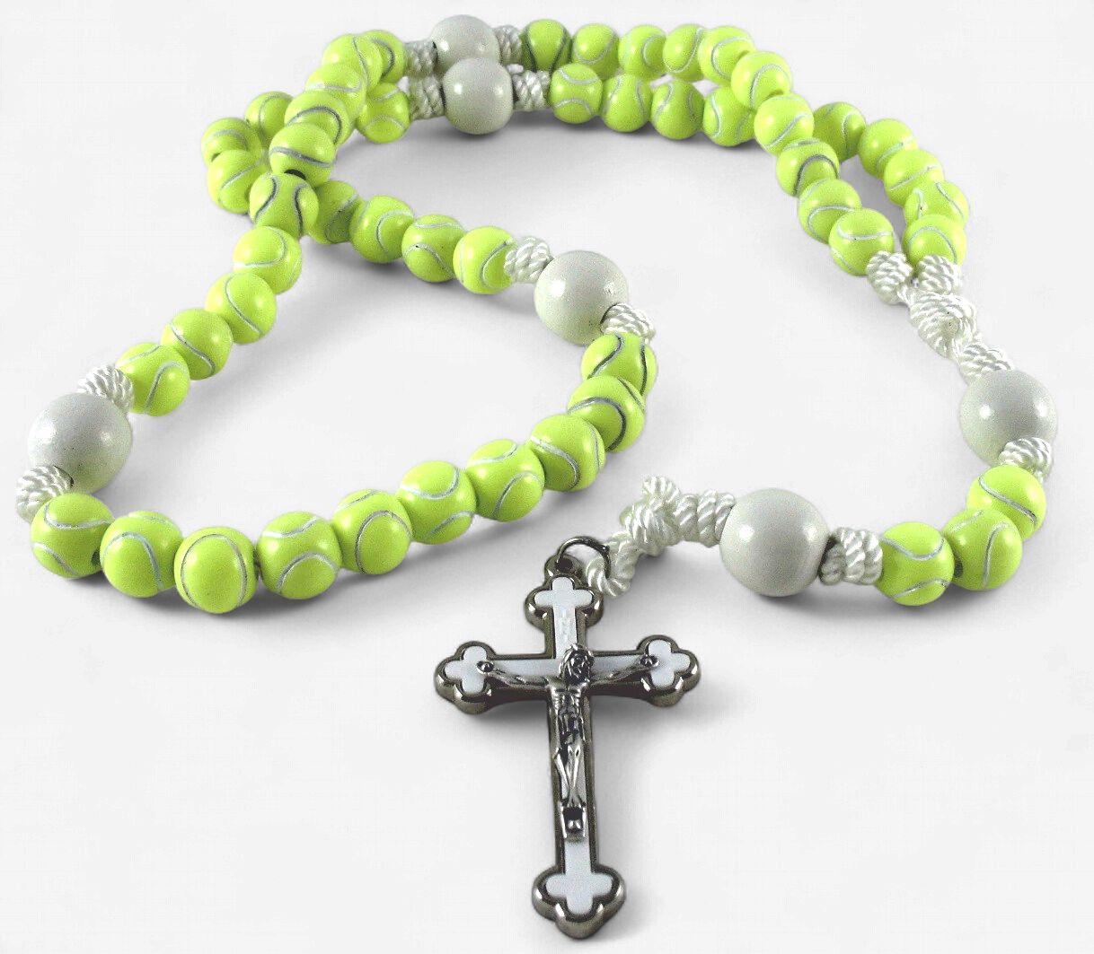 Tennis Ball Yellow Rosary