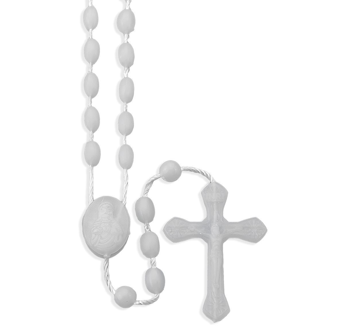 White Cord Rosary