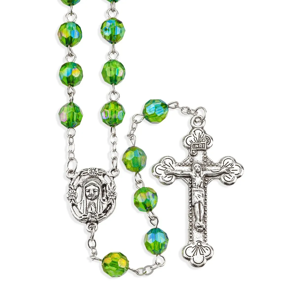 August Peridot Birthstone Rosary