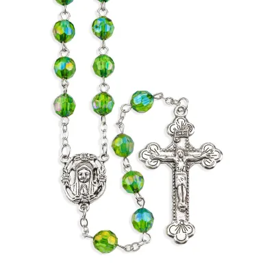 August Peridot Birthstone Rosary