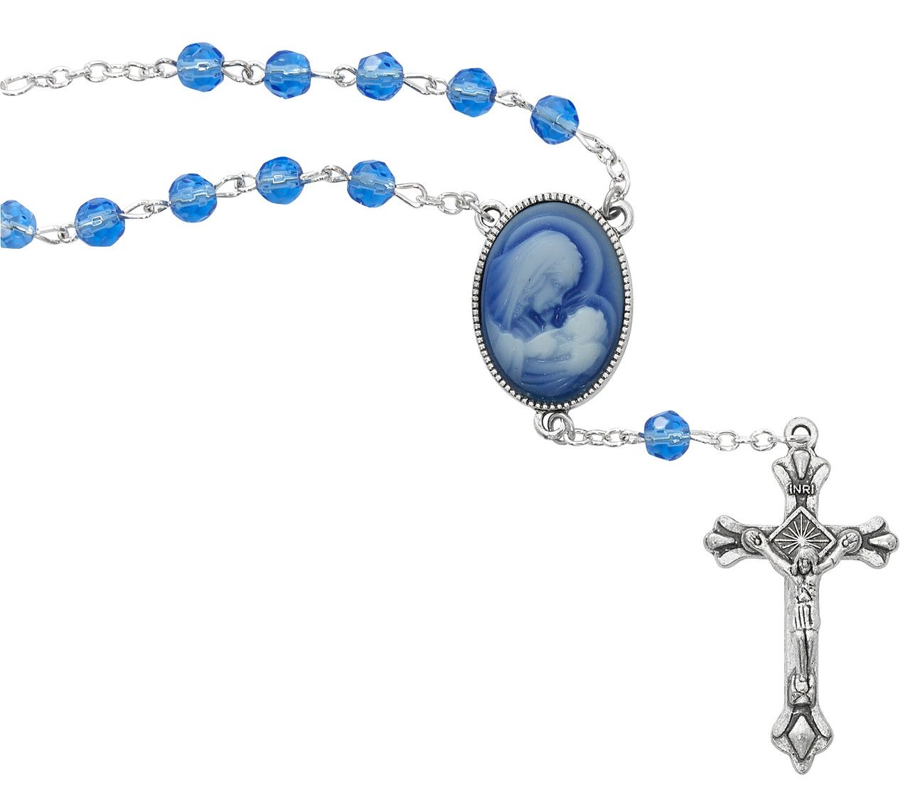 Mother &amp; Child Blue Cameo Auto