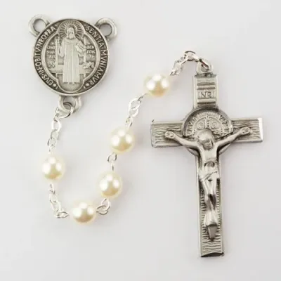 St Benedict Pearl Rosary