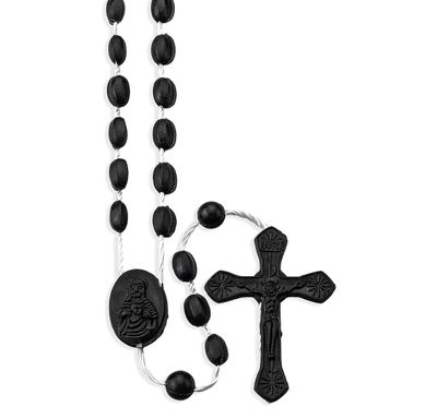 Black Cord Rosary
