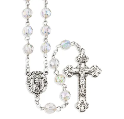 April Crystal Birthstone Rosary