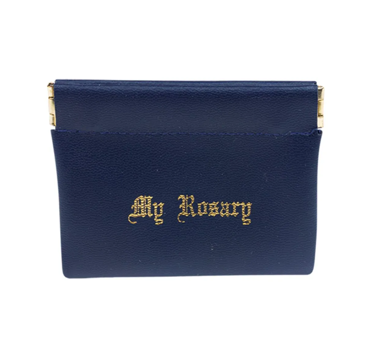 Navy Blue Squeeze My Rosary Pouch